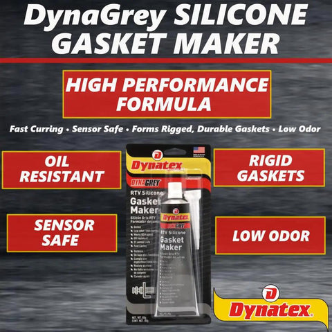 High Temp RTV Silicone Gasket Maker 85g Tube For Auto Use, 500F Heat Resistance, product packaging front view