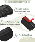 Heavy Duty Door Sweep Brush Shuts Out Sneaky Drafts And Dust Invaders Quick With Peel And Stick Adhesive Backing.