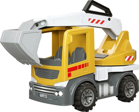 Easy Starter Trucks Kit For Kids 3 Plus Multicolor 30-Piece Building Set To Boost Hands-On Play, Eye-Hand Coordination, Fine And Gross Motor Skills, And STEM Confidence, yellow toy dump truck