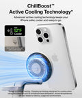 MagSafe 3 In 1 Charging Station With Qi2.2 25W Fast Wireless Charger And Cooling Fan On Off Control Magnetic Dock detail