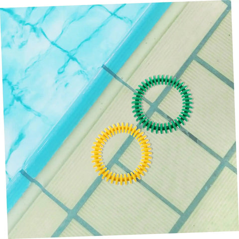 Colorful Soft Plastic Dive Rings For Pool Training And Safe Underwater Games by the poolside