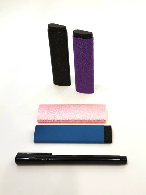 Reusable Skin File With Cover For Rock Climbing And Bouldering, Hand Callus Sander For Climbers in assorted colors and covers.