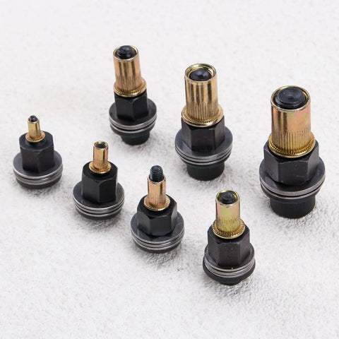 No Sweat 7 Piece Hand Rivet Nut Tool Kit Built From Hardened Carbon Steel Nutsert Pliers, various sizes of nut inserts.