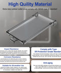 Slick Smoky Clear View Electrical Outlet Box Covers Type 3r Wet Location Enclosure 4 Pack with high quality impact resistant material