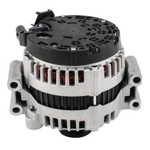 BMW X5 Alternator Replacement 12V 183 Amp OE 11362N Direct Fit For 2007 2008 2009 2010 Models Beefed Up Charging System Part Easy Install Serious Power Upgrade, aluminum housing