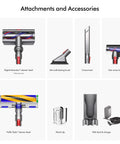 Attachments for V15 Detect Plus Cordless Vacuum With Illumination Revealing Dust, 240AW Suction, Three Power Modes, Up To 60 Min
