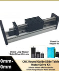 Get Your Hands On This Slick XYZ Shaft Linear Guide Slide Table Featuring SFU1605 Or 1610 Leadscrew Motion For Smooth Slideways Plus A Killer 12N Meter Motor Kit With Ball Screw Setup Perfect For DIY Hacking And Pro Projects, showing CNC round guide slide table with motor drive kit.