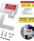 Generator Interlock Kit For Horizontal Main Panels Compatible With CH Series And TAN Breakers, warning labels, components