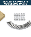 Top Shelf M3 X 12mm Chicago Binding Screws 40 Set Kit Made From Tough 304 Stainless Steel showing screws and nuts in packaging.