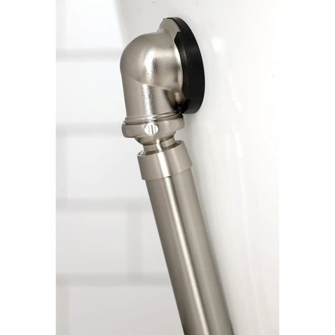 Tub Waste And Overflow Drain Assembly With Double Pivoting Action, Toe Touch Stopper, Brushed Nickel Finish showing corrosion resistance