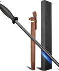 12 Inch Honing Steel Knife Sharpener Rod For Kitchen Knives And Scissors, hard as steel, with gift box, easy grip handle, and protective guard