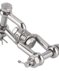 Heavy Duty 304 Stainless Steel Anchor Swivel Shackle With Smooth Rotating Action For Boats And Ground Tackle Rope Connectors