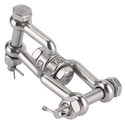 Heavy Duty 304 Stainless Steel Anchor Swivel Shackle With Smooth Rotating Action For Boats And Ground Tackle Rope Connectors