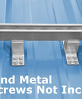 Durable Aluminum Roof Mount Bracket For Unistrut Channel And Solar Racking Extruded 6061 T6 Aluminum installation