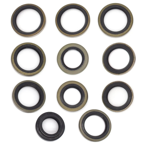 Marine Gearcase Lower Unit Seal Kit For Johnson Evinrude 85-300 HP And E-Tec 75-250 HP Outboard Motors Replaces 439141 5000411 Sierra 18-2623 18-8384 Plus