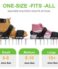 Super Easy Manual Lawn Aerator Shoes With Aluminum Soleplate And Stainless Steel Spikes for all shoe sizes on different boots
