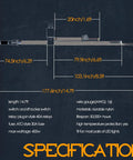 Diagram showing dimensions of Two Lead Wiring Harness Kit 12V 40A Relay With Nylon Jacket Red Rocker Switch Fuse Mounting Hardware