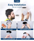 Easy installation of 6 Inch LED Recessed Downlight With Junction Box, 5CCT 2700K-5000K, 6/9/12W Dimmable Selectable