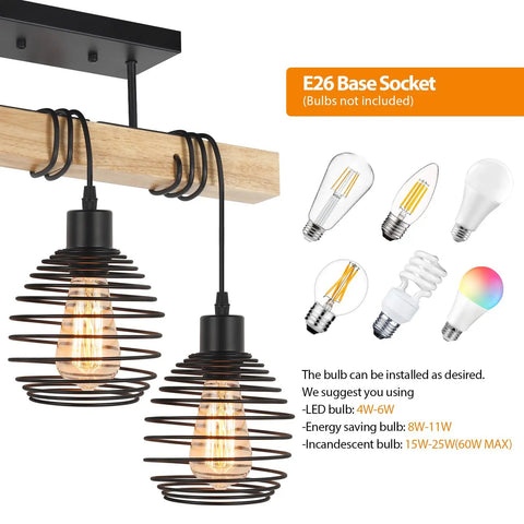Plug In Wall Sconces Set Of Two Farmhouse Style Wall Mounted Lights With Metal Cage Lampshades And Solid Wood Beam, bulb options