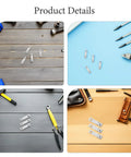 Six Pack Mechanical Clock Suspension Springs Universal 17mm Replacement Parts in various angles on different surfaces