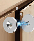 2 Sets Cabinet Magnetic Snaps For Drawers And Doors, Hidden Circle Magnet Clasps With Screws, Easy Install with strong hold view