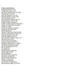 Specifications list for Front Hub Bearing Assembly For 2004 Through 2007 Mercury Monterey And Ford Freestar With 5 Lug ABS Sensor 26 Spline