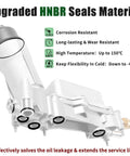 Aluminum Engine Oil Cooler And Oil Filter Housing Adapter For 3.6L V6 Engines 2011 2016 with upgraded HNBR seals
