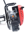 Powerful 6HP 170cc Gas Outboard Motor With Air Cooling CDI System For Inflatable Boats Kayaks And Canoes red engine close-up