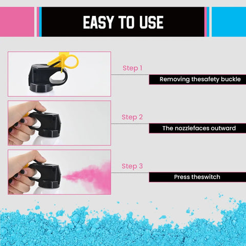 Game Changing Gender Reveal Prop Fake Fire Extinguisher Smoke Powder Canister For Vibrant Pink Or Blue Biodegradable Dust Baby Shower Essential Easy Peasy Setup Hits Different With Squad Approved Vibe