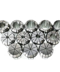 ER40 Spring Collet Set 1/8 To 1-1/8 Inch Carbon Steel CNC Workholding Kit, 12 Pack, precision grip tooling displayed in full set