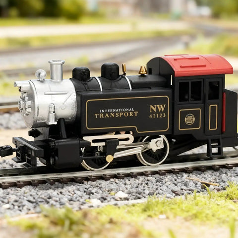 Compact 0 4 0 Powered Steam Locomotive With 12V Motor Metal Wheelsets And Factory Knuckle Couplers Ideal Yard Switcher