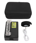 Cryfokt Splicer Heater W External Heat Shrink Tube Heating Furnace with accessories in black case for fiber optic work.