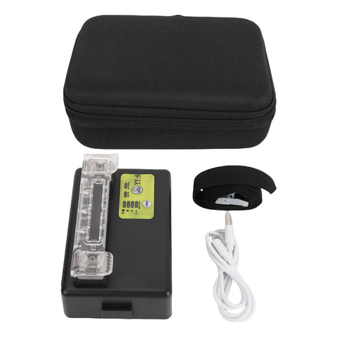 Cryfokt Splicer Heater W External Heat Shrink Tube Heating Furnace with accessories in black case for fiber optic work.