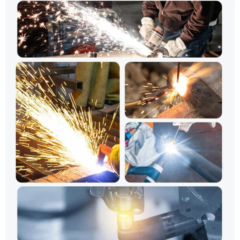 Auto Darkening Pro Grade Welder Helmet With Detachable Shield And Full Face Protection, welding sparks and metalworking