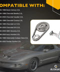 2.2L Timing Chain Kit With Sprocket For 1994 to 2003 GM 2.2L OHV Engines compatibility listed with car image
