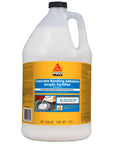 Heavy Duty Acrylic Concrete Adhesive Glue And Portland Cement Mortar Admixture With Freeze Thaw Resistance For Rock Solid Bonding And Heavy Hitter Performance One Gallon Pack in plastic jug.