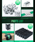 300 pcs of 5/8in heavy-duty open serrated seals and tough corner guards for Heavy Duty Pet Strapping Bundle With Rock Solid 1500 Lb Break Strength.