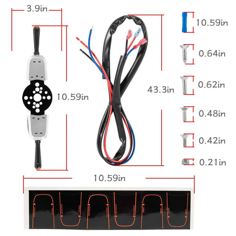 Fingertip Blinker Style Tilt Jack Plate Lever Control Dual Switch For SeaStar Hydraulic Cable And Tilt Steering Systems Replacement For PT2000-1P And PT2000-2P Pro Trim Bezel Compatible Marine Rigging Upgrade Must Have