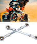 Heavy Duty Steering Tie Rod Kit With 155mm End Joints And Spherical Joints For Go Karts, shown in front of an ATV