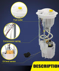 Dodge Ram 1500 Fuel Pump Assembly E7186M Replacement for 2004 2005 2006 3.7L 4.7L 5.7L Short Bed 26 Gallon Tank OE Style Upgrade