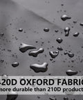 Close-up of waterproof 420D Oxford fabric with water droplets for All Weather Waterproof Outdoor Swing Cover For 3 Seat Triple Seater.