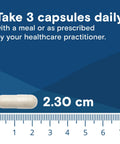 High ADEK Bariatric Multivitamin With Iron For Duodenal Switch Patients, No Fuss Easy To Swallow Capsule, 270 Caps, 3 Month Supply, ASMBS Approved Nutrition Support For Better Absorption And Daily Maintenance. 2.30 cm capsule size chart