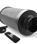 Six Inch Carbon Filter For Clean Air With 100 Percent Filtration And 2024 Upgrade Odor Busting Protection For Inline Duct Fans