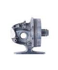 Beefy Tuff Spincast Reel Size 10 with aluminum frame and durable construction for tough fishing conditions, side view