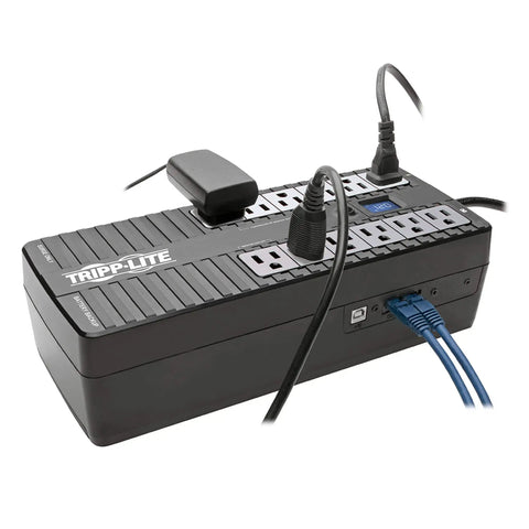 Reliable 850VA UPS Battery Backup With 12-Outlet Surge Protector, Energy Star Certified For Desktop PC And Small Monitor, AVR Regulation, Dataline Protection, Uninterruptible Power Supply With Insurance And 3-Year Warranty