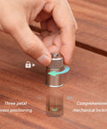 Hand adjusting Locking Stainless Steel MFT Table Hole Pins for Woodworking Benches Quick Release No Tools Needed For Accurate Workbench Setup Expansion Pins For Precise Positioning And Easy Layout Changes on wooden surface