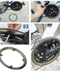 Trail Ready Bike Chain Guard And Chainring Protector Cover Black Plastic Bash Guard For Mountain Bike Sprocket Installation Steps