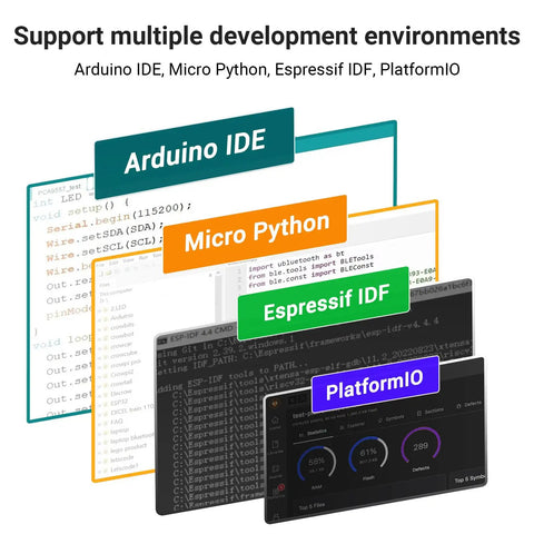 7 Inch TFT RGB LCD Touch Screen Display With Acrylic Case For DIY ESP32 LX7 Dual Core Up To 240MHz 800x480 Resolution, Built In WiFi And Bluetooth, Compatible With Arduino LVGL PlatformIO MicroPython, supporting Arduino IDE and PlatformIO