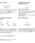 Instructions for Pro Grade Ceramic Whetstone 5000 Grit With Base, detailing knife sharpening process.