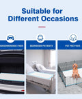Extra Large Disposable Bed Pads 40x60 Big Oversized Underpads With Rock Solid Absorbent Core Zero Mess Leak Proof Pee Pads For Incontinence Adults Elderly And Pets 30 Pack Game Changer in use for cars, bedridden patients, and pets.